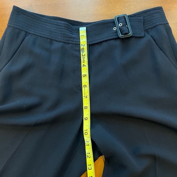 EUC A.L.C Navy Emily Gaucho Belted pants. Zipper fly. Size 4. - Picture 13 of 16